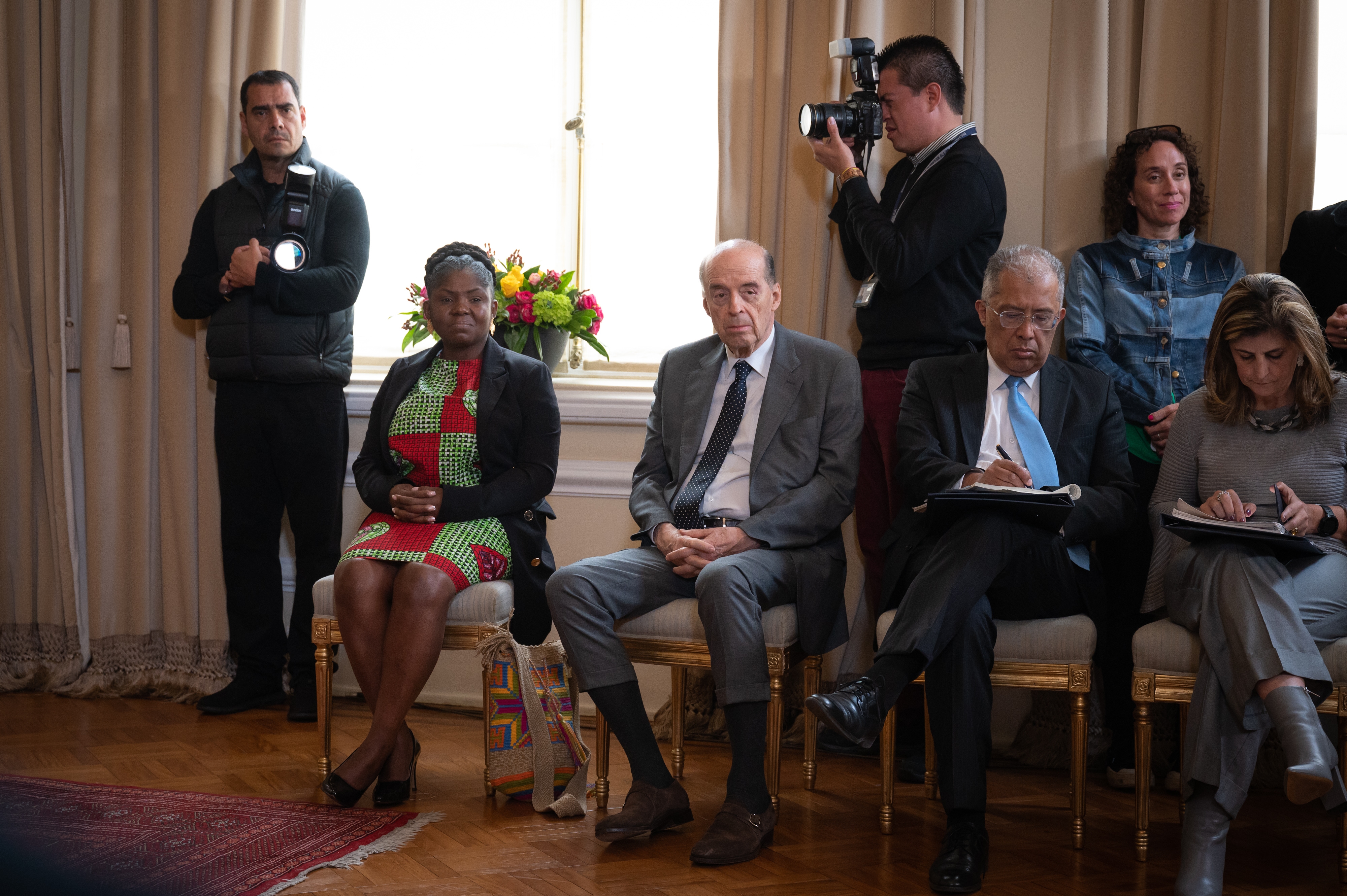 El Canciller Álvaro Leyva acompañó al Presidente Gustavo Petro y la Vicepresidente Francia Márquez