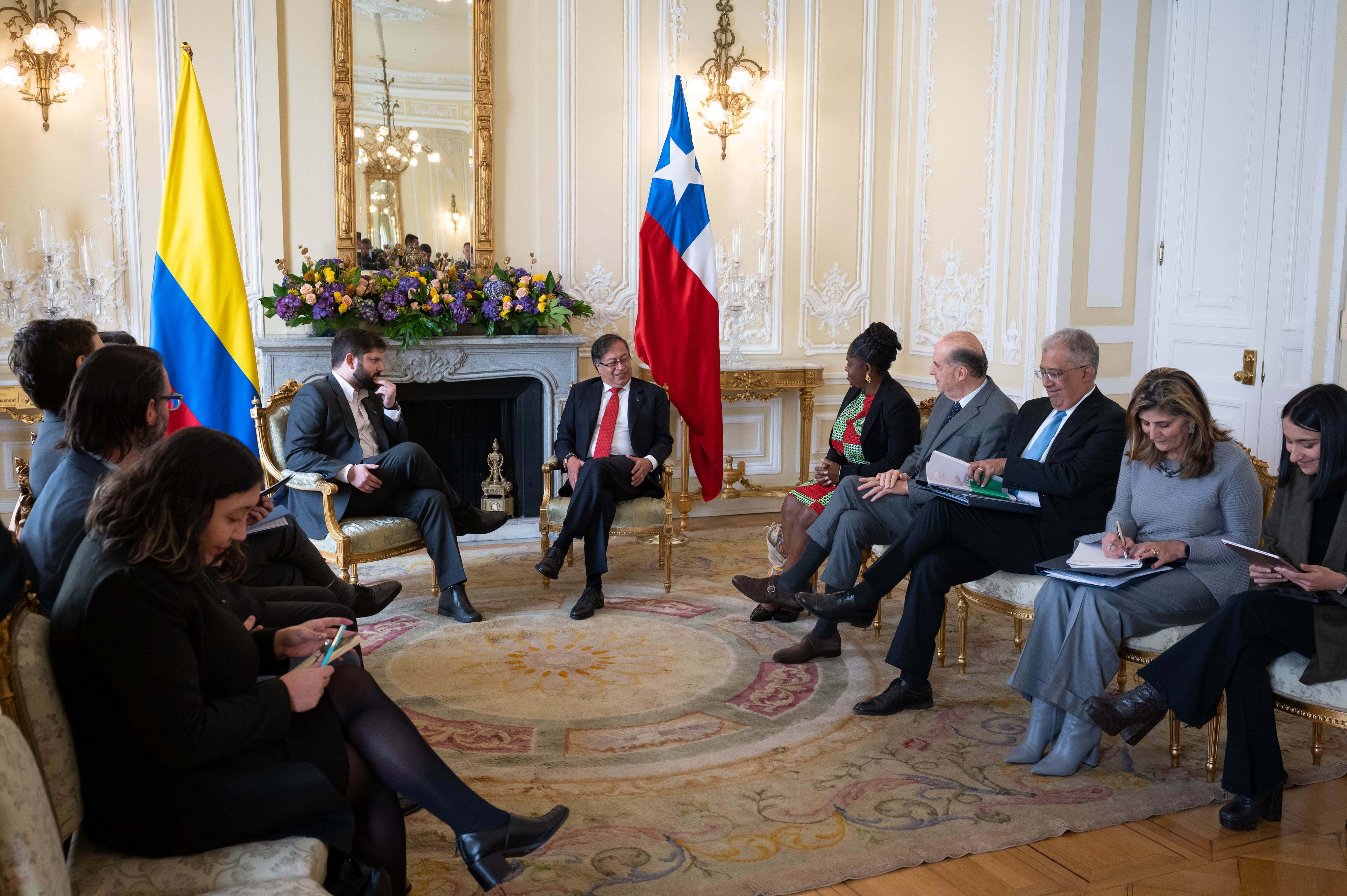 El Canciller Álvaro Leyva acompañó al Presidente Gustavo Petro y la Vicepresidente Francia Márquez