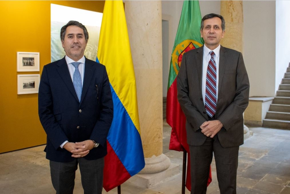 El Viceministro de Relaciones Exteriores, Francisco Echeverri, y su homólogo de Portugal, Francisco André, dialogaron sobre asuntos estratégicos de la agenda bilateral 