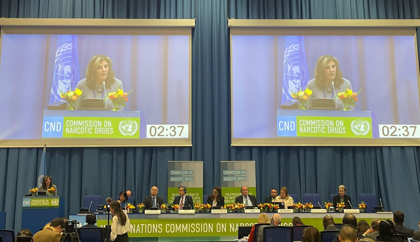 Intervención de la viceministra Laura Gil en el debate general del 66º periodo de sesiones de la Comisión de Estupefacientes de las Naciones Unidas