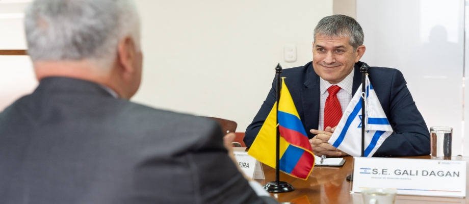 Director de la Academia Diplomática y el Embajador de Israel buscan fortalecer cooperación académica