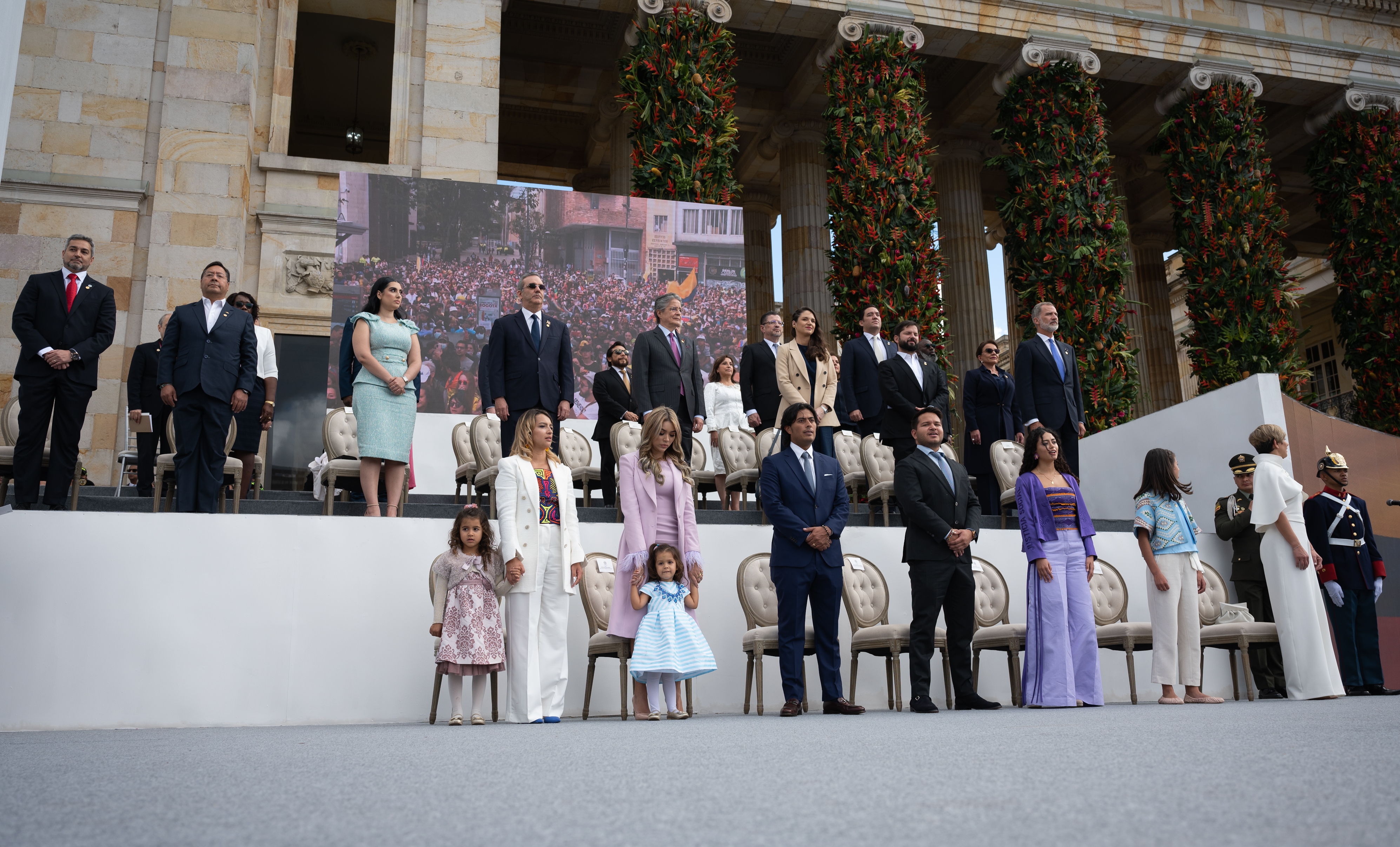 El Rey de España, nueve mandatarios, cuatro vicepresidentes y nueve cancilleres acompañaron al Presidente Gustavo Petro en su posesión como Jefe de Estado