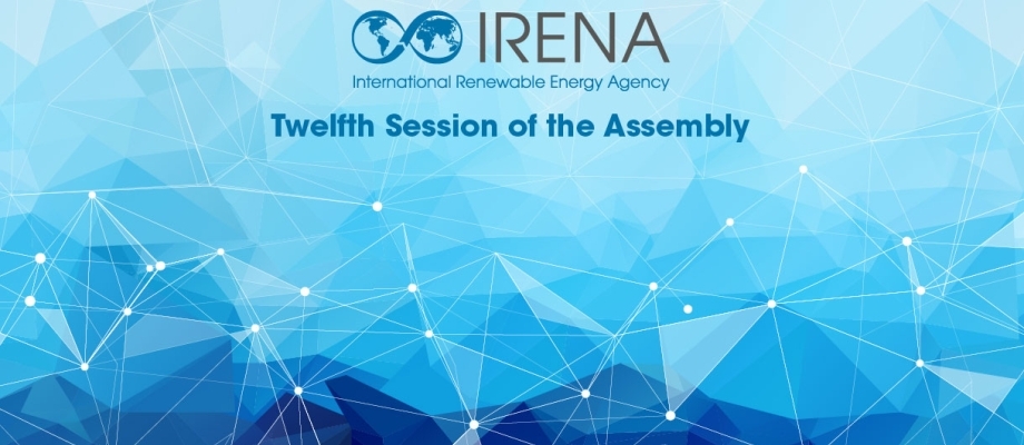 Colombia participa en la 12ª sesión de la Asamblea General de la Agencia Internacional de Energías Renovables (IRENA)