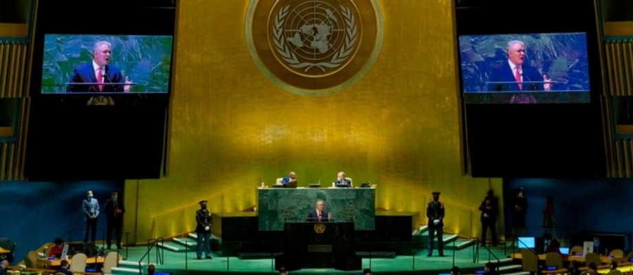 Discurso del Presidente de la República de Colombia, Iván Duque Márquez, ante la Asamblea General de las Naciones Unidas en el periodo 76° de sesiones 