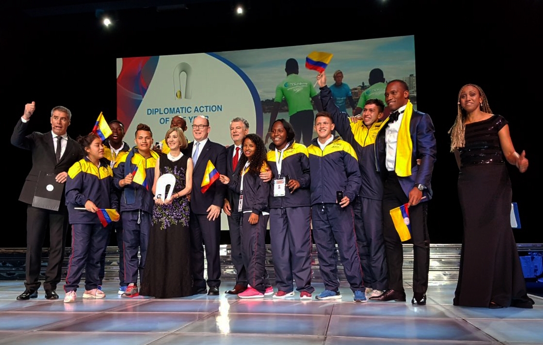 Cancillería colombiana gana el premio internacional de Deporte y Paz en la categoría Acción Diplomática del Año