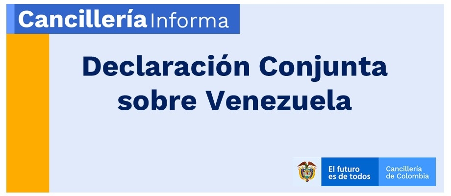 Declaración Conjunta sobre Venezuela en diciembre 2020
