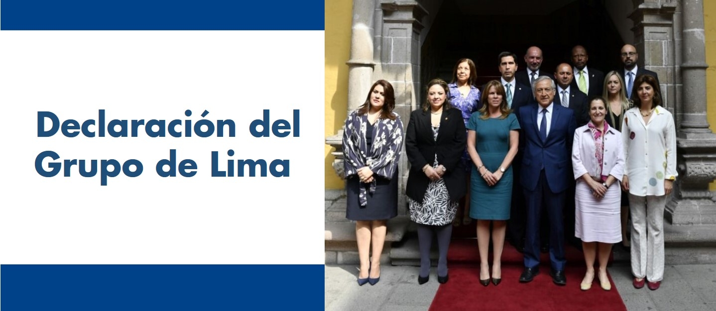 Declaración del Grupo de Lima