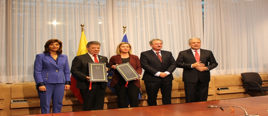 Día histórico para las relaciones entre Colombia y la Unión Europea
