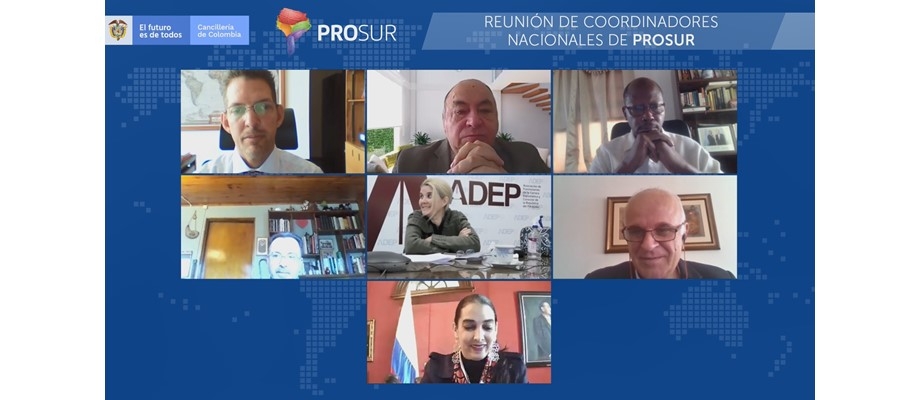 La Presidencia Pro Tempore de PROSUR, en cabeza de Colombia, lidera su III reunión de coordinadores 
