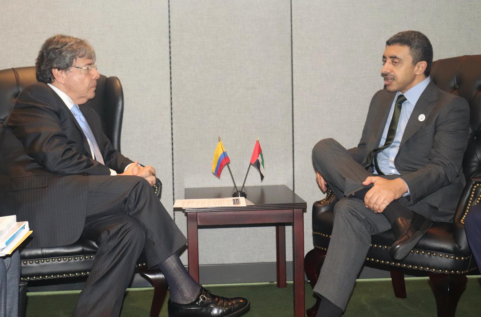 Canciller Trujillo fortaleció la relación bilateral con Emiratos Árabes Unidos
