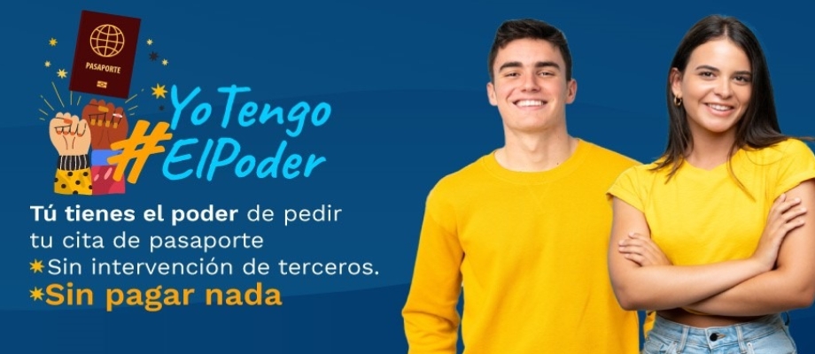 Recuerda que tú tienes el poder de pedir tu cita de pasaporte