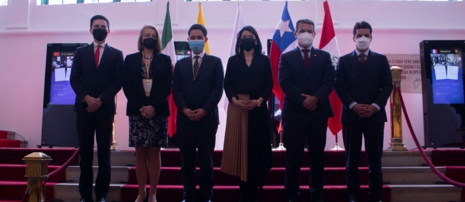 Viceministra María Carmelina Londoño lidera la reunión del Grupo de Alto Nivel de la Alianza del Pacífico previa a la XVI Cumbre Presidencial en Bahía Málaga 