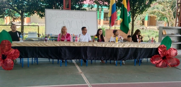 Cancillería entregó 1.316 piezas de mobiliario escolar a la Institución Educativa José Antonio Galán del municipio de Cravo Norte, Arauca