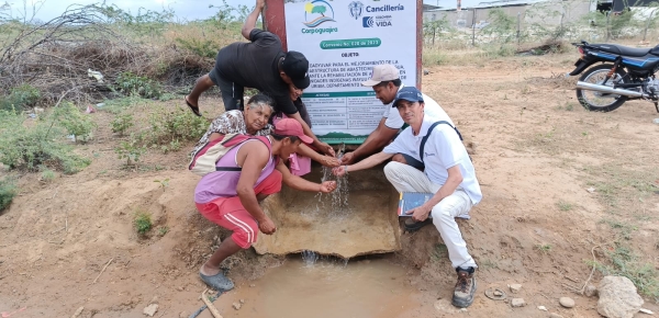 Dirección para el Desarrollo y la Integración Fronteriza apoyó la rehabilitación de sistemas de abastecimiento de agua, con la Corporación Autónoma Regional de La Guajira