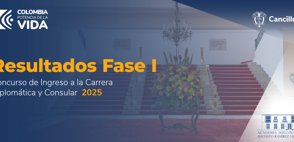 Publicación Resultados Fase I - Concurso de Ingreso a la Carrera Diplomática y Consular 2025