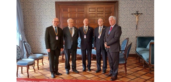 Visita del señor Rector de la Universidad La Gran Colombia a la Academia Diplomática Augusto Ramírez Ocampo