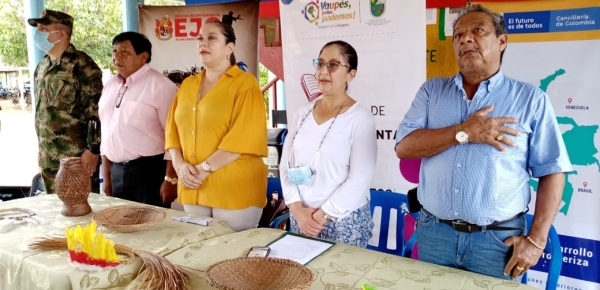 Dirección para el Desarrollo y la Integración Fronteriza de la Cancillería entregó mobiliario escolar para institución educativa del Vaupés