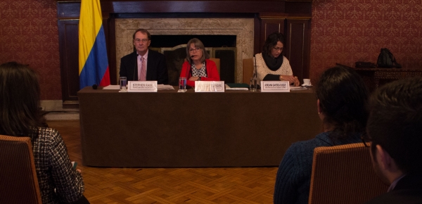 Funcionarios de Cancillería participaron en la conferencia "The U.S. Presidential Election of 2016:  The Past as Prologue" 