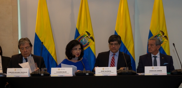 Colombia y Ecuador definieron nuevas posibilidades de cooperación bilateral en la lucha contra el crimen transnacional