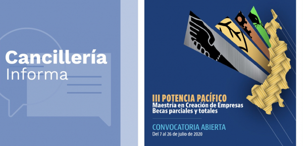 La Academia Diplomática Augusto Ramírez Ocampo divulga la convocatoria a la Maestría en Creación de Empresas del Programa Potencia Pacífico