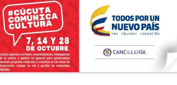 El Ministerio de Relaciones Exteriores apoya la realización de las charlas #CúcutaComunicaCultura