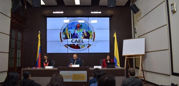 Funcionarios del Senado y la Cancillería participaron en la segunda jornada del Taller de Negociación Internacional a cargo de la Academia Diplomática 