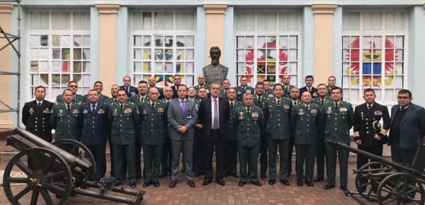 Director de la Academia Diplomática inauguró el módulo de la Cancillería del Curso de Agregados Militares
