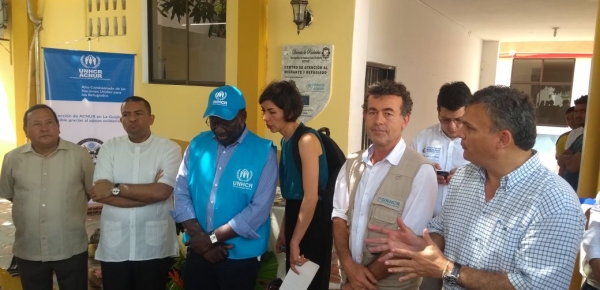 Cancillería acompañó visita del Alto Comisionado adjunto de la ONU para los Refugiados (Acnur) a la zona de frontera en La Guajira