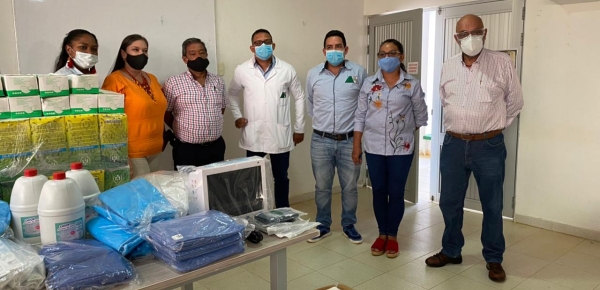 Dirección de Fronteras de la Cancillería entregó elementos de bioseguridad y equipos biomédicos al Hospital Departamental San Antonio de Mitú