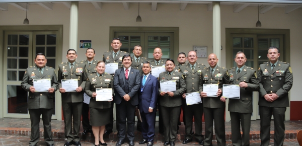 Academia Diplomática realizó la Clausura del Curso de Agregados de Policía que se realizó en el Ministerio de Relaciones Exteriores