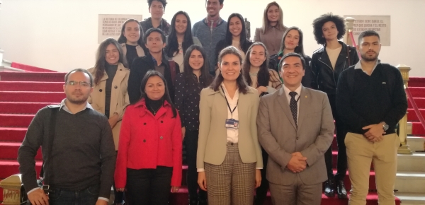 Estudiantes de la Pontificia Universidad Javeriana visitaron la Academia Diplomática 'Augusto Ramírez Ocampo'