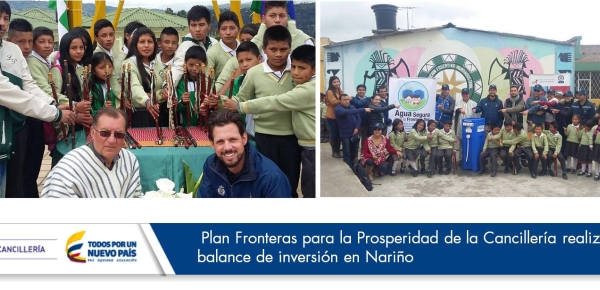  Plan Fronteras para la Prosperidad de la Cancillería realiza balance de inversión en Nariño