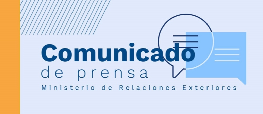 Comunicado de Prensa de la Vicepresidenta y Canciller, Marta Lucía Ramírez