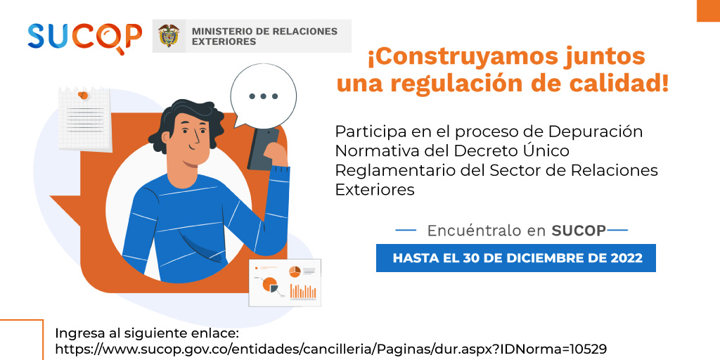 Participe en la actualización y depuración del Decreto Único del Sector de Relaciones Exteriores