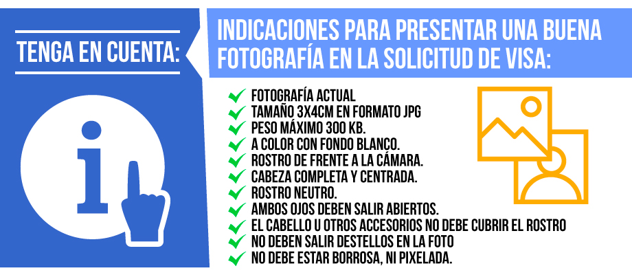 INDICACIONES PARA PRESENTAR UNA BUENA VISA 