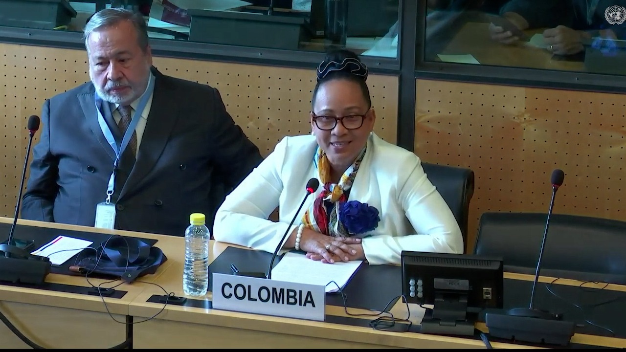 “Los colombianos nos han dado un mandato de parar la guerra sin sacrificar los derechos de las víctimas y la ciudadanía y en ello estamos haciendo nuestros principales esfuerzos”, viceministra Elizabeth Taylor Jay desde Ginebra