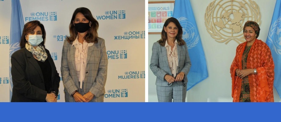 Vicepresidente-Canciller presenta avances en materia de desarrollo sostenible y equidad de género a la Vicesecretaria General de ONU y a la directora de ONU Mujeres