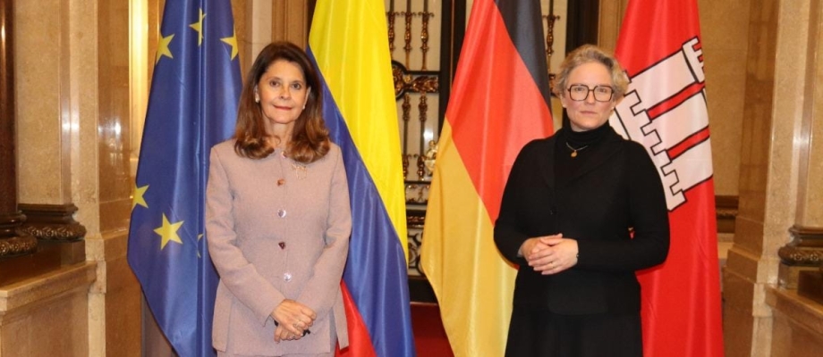 Vicepresidente – Canciller impulsa temas económicos y de equidad de género con la Alcaldía de Hamburgo