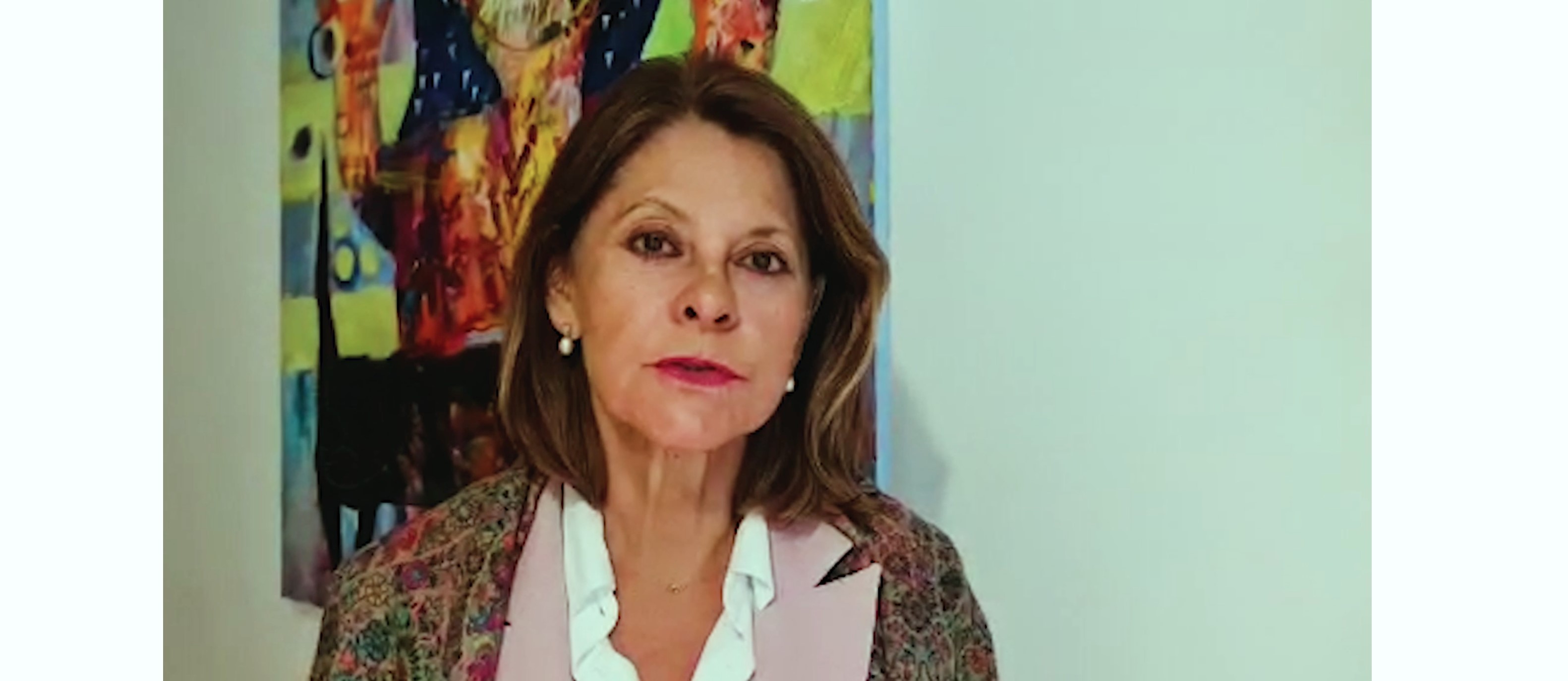 Vicepresidente y Canciller Marta Lucía Ramírez agradece a los colombianos por la jornada electoral