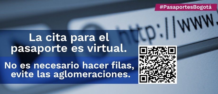 La cita para el pasaporte es virtual