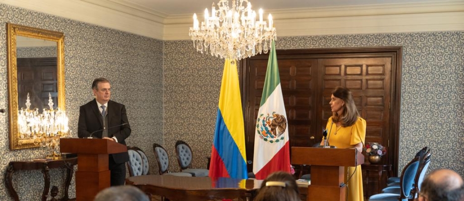 Vicepresidente-Canciller preside la III Reunión del Consejo de la Relación Estratégica Colombia-México, con el Canciller Marcelo Ebrard