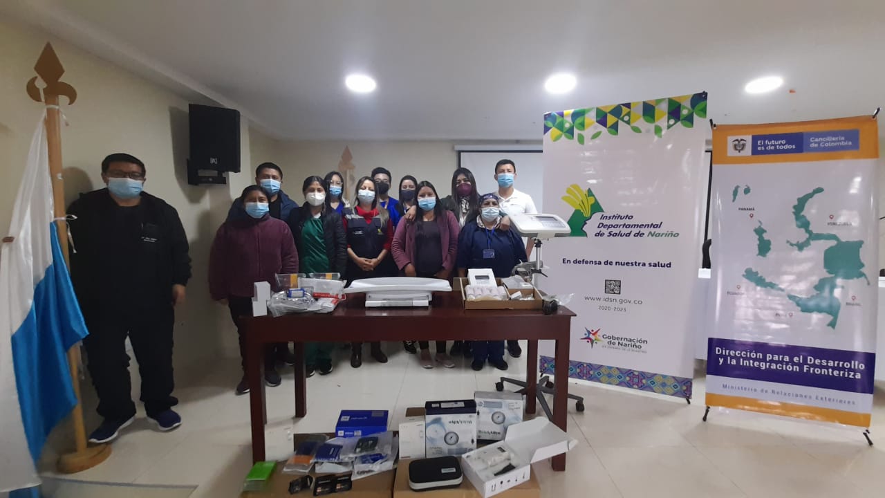 IPS Cabildo Indígena del Gran Cumbal Panam, Chiles y Mayasquer, en el municipio de Cumbal (Nariño) recibieron equipos médicos en el marco del Fondo de Desarrollo Fronterizo y Reparación Social entre Colombia y Ecuador